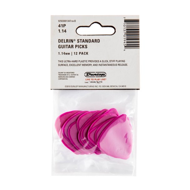 Dunlop 41P1.14 Delrin 500 Standard 12/PLYPK